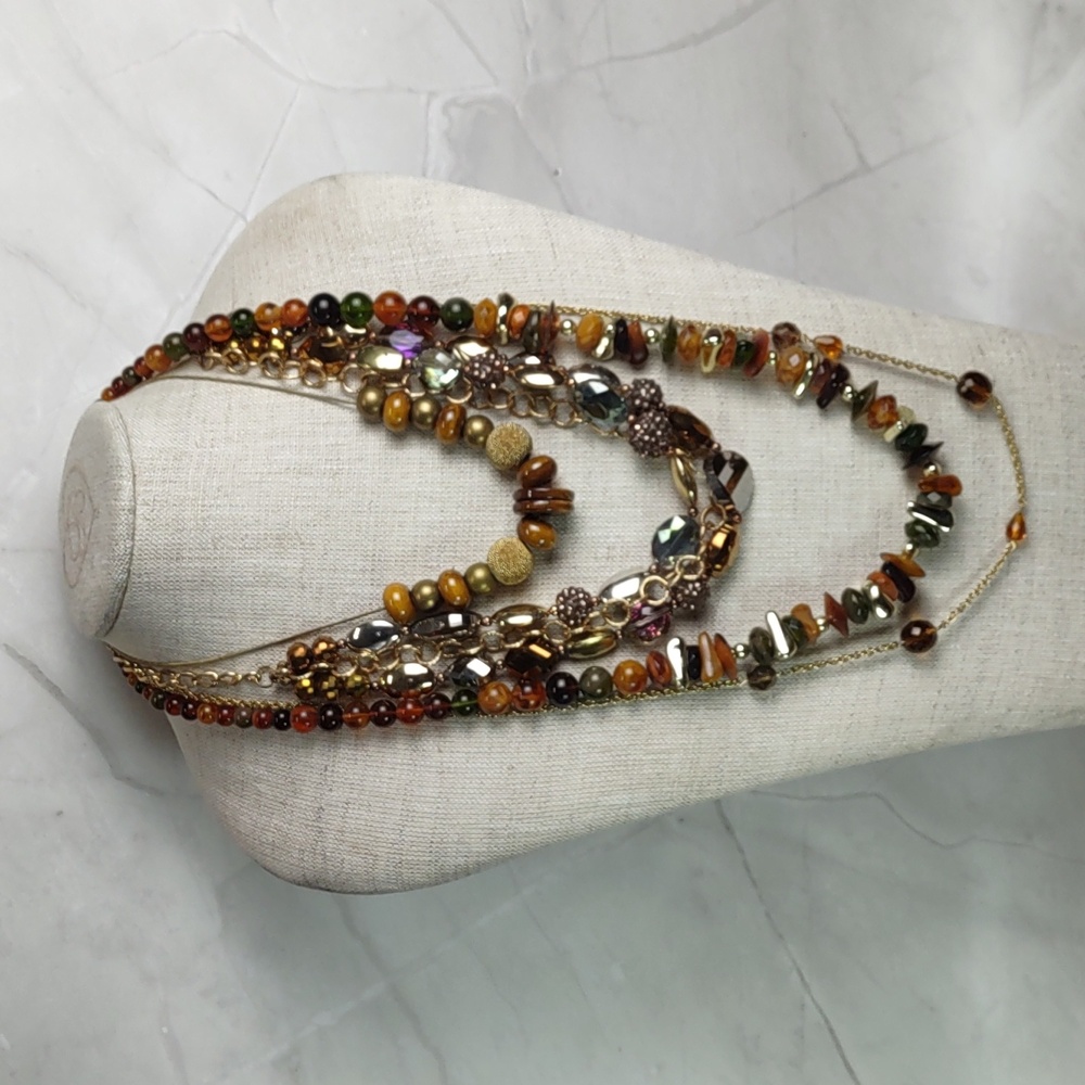 Topaz Necklace Bundle 4pc Assortment
